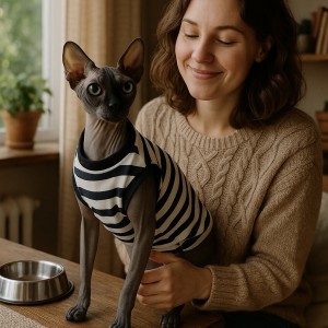 Трикотажная майка для кота та кішки Style Pets "Woofi"