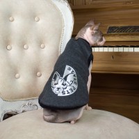 Кофта (майка) без рукава для кота или кошки Style Pets FaceSP /AN