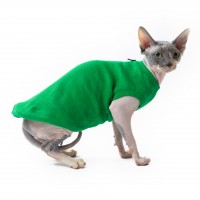 Майка для кота та кішки без рукава Style Pets GLASS зелена Майка для кота та кішки без рукава Style Pets GLASS зелена