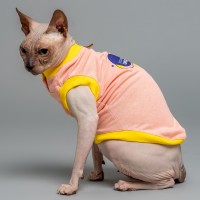 Майка для кота или кошки без рукава Style Pets SWU Peach Майка для кота или кошки без рукава Style Pets SWU Peach