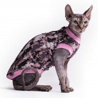 Майка для кота та кішки без рукава Style Pets Camo (камуфляж) pink Майка для кота та кішки без рукава Style Pets Camo (камуфляж) pink