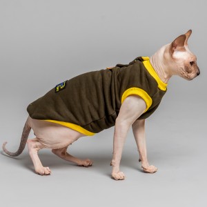 Тепла кофта без рукава для кота та кішки Style Pets «CLASSIC» khaki Тепла кофта без рукава для кота та кішки Style Pets «CLASSIC» khaki