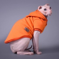 Тепла кофта з рукавом для кота та кішки Style Pets "Squash" Orange Тепла кофта з рукавом для кота та кішки Style Pets "Squash" Orange