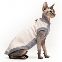 Тепла кофта без рукава для кота та кішки Style Pets Var Gray